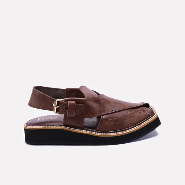Brown Kaptaan Peshawari Sandal - Image 3