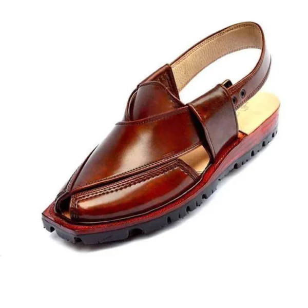 Norozi Chappal Queatta Mustard Leather - Image 3