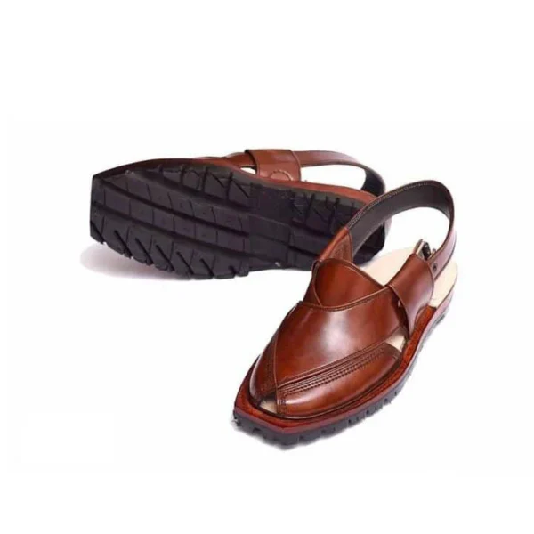 Norozi Chappal Queatta Mustard Leather